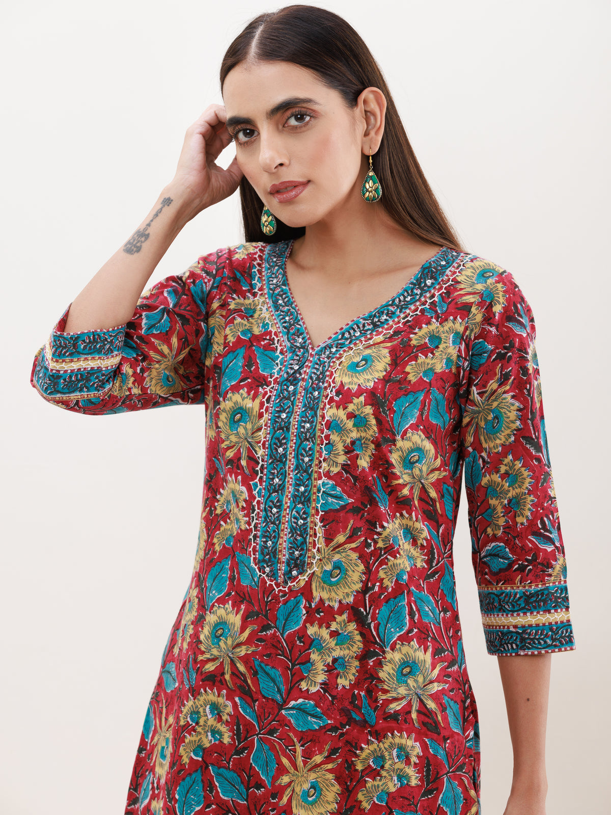 Gazal Ria Straight Kurta