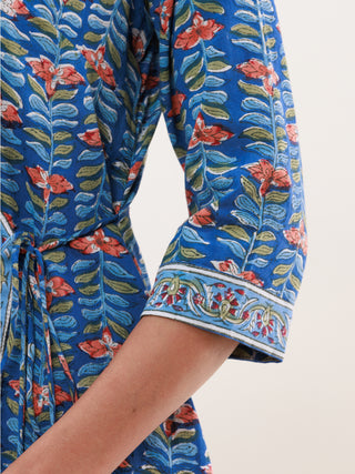 Gazal Karuna Set Of Angrakha Kurta Pants Kota Doria Dupatta