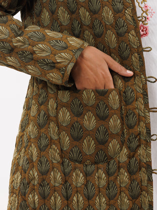 Hand Block Printed Cotton Fabric Per Meter - F001F2810