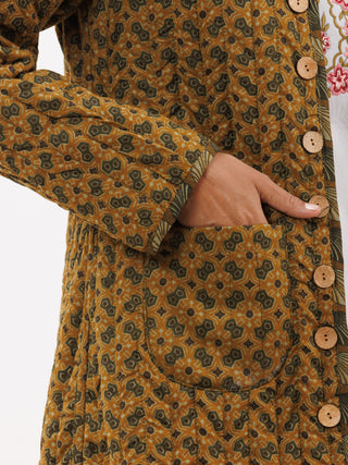 Shishir Jigyasa Ajrakh Quilted Reversible Jacket