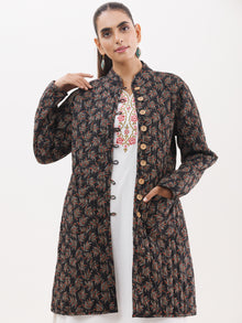 Shishir Tanvi Ajrakh Quilted Reversible Jacket