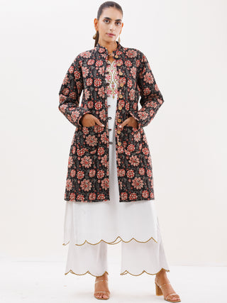 Shishir Raga Quilted Reversible Jacket