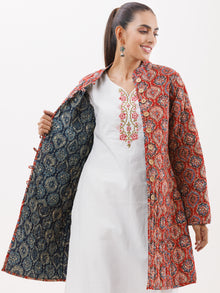 Shishir Reena Ajrakh Quilted Reversible Jacket
