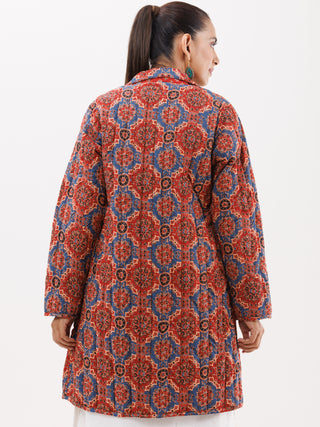 Shishir Mannat Ajrakh Quilted Reversible Jacket