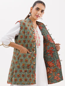 Shishir Tamanna Quilted Reversible Sleeveless Jacket