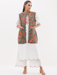 Shishir Tamanna Quilted Reversible Sleeveless Jacket