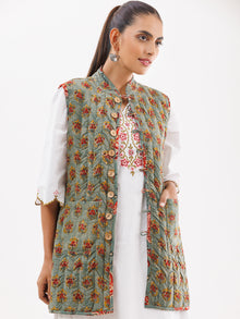 Shishir Tamanna Quilted Reversible Sleeveless Jacket