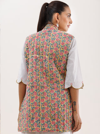 Shishir Ruhani Quilted Reversible Sleeveless Jacket