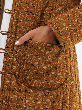 Shishir Diva Ajrakh Quilted Reversible Jacket