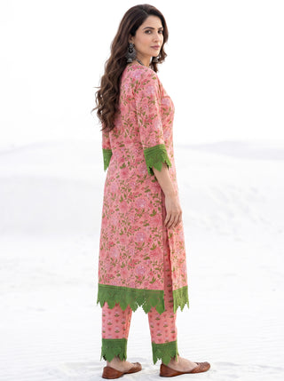 Aina Diya Set Of Kurta Pants Dupatta