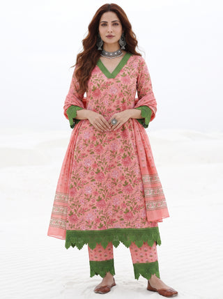 Aina Diya Set Of Kurta Pants Dupatta
