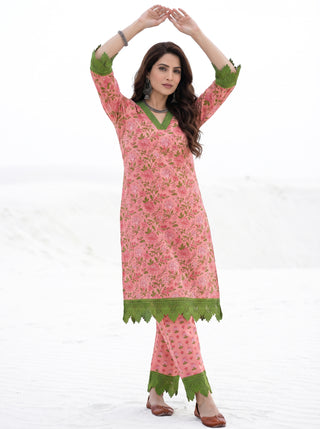 Aina Diya Set Of Kurta Pants Dupatta