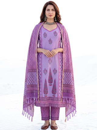Aina Rafaya Set Of Kurta Salwar Pants & Dupatta