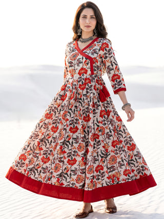 Fiza Raag Long Flared Dress