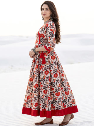 Fiza Raag Long Flared Dress