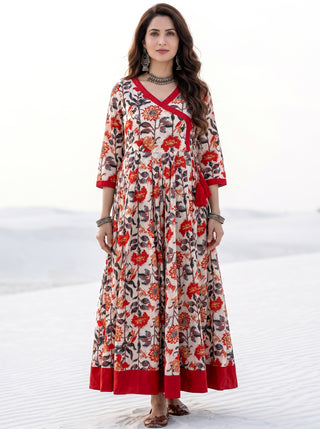 Fiza Raag Long Flared Dress