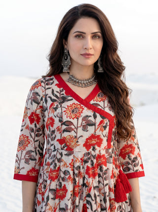 Fiza Raag Long Flared Dress