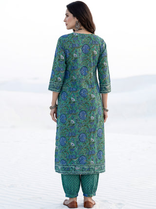 Aina Riwaaj Set Of Kurta Salwar Pants & Dupatta
