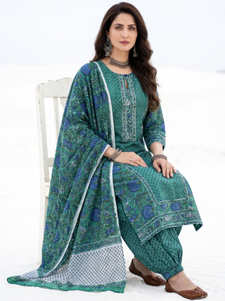 Aina Riwaaj Set Of Kurta Salwar Pants & Dupatta
