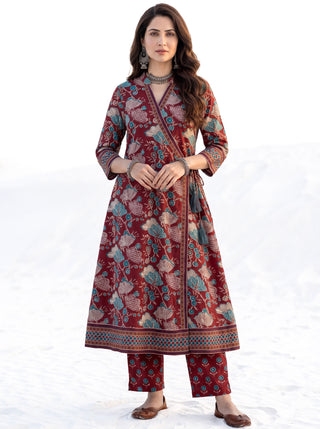 Aina Kashi Angrakha Kurta