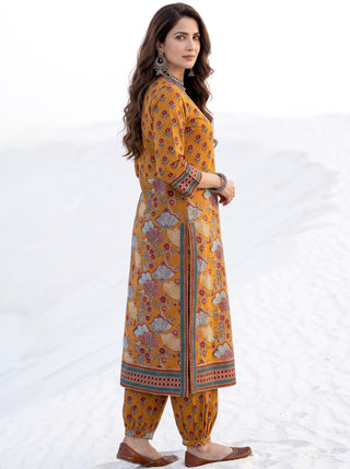 Aina Milan Set Of  Kurta Salwar Pants & Dupatta