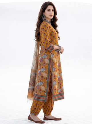 Aina Milan Set Of  Kurta Salwar Pants & Dupatta