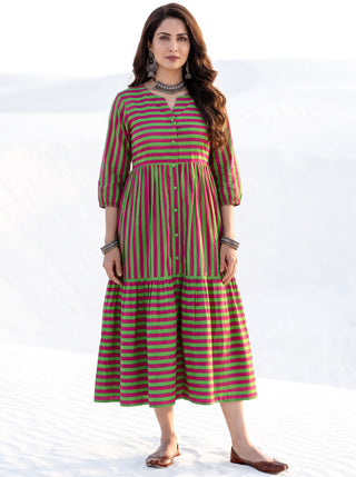 Fiza Rehnuma Flared Dress