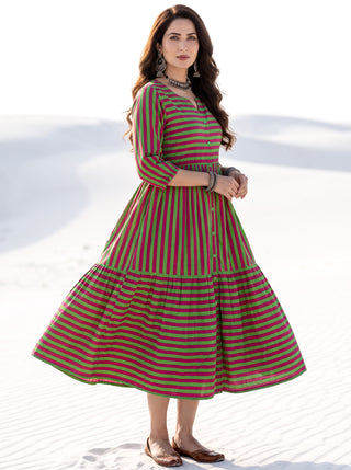 Fiza Rehnuma Flared Dress