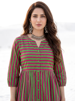 Fiza Rehnuma Flared Dress