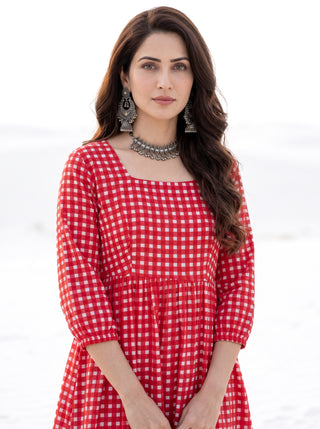 Fiza Kunfaya Flared Dress