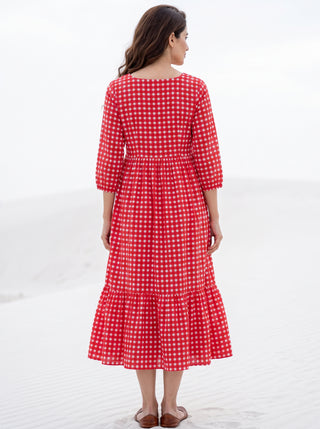 Fiza Kunfaya Flared Dress