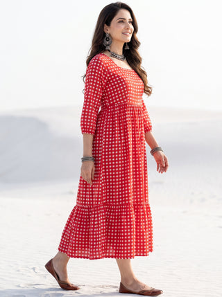 Fiza Kunfaya Flared Dress