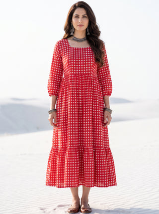 Fiza Kunfaya Flared Dress