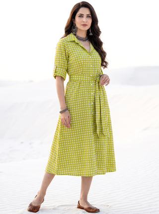 Fiza Meer Flared Dress