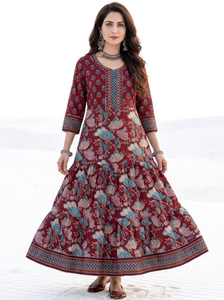 Fiza Raya Flared Dress