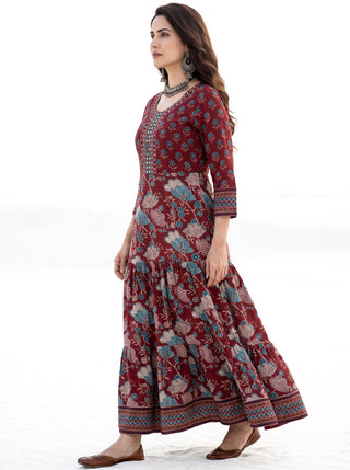 Fiza Raya Flared Dress