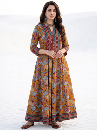 Fiza Roma Flared Dress