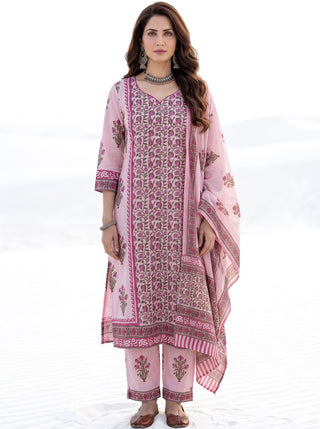 Aina Rahee Set Of  Kurta  Pants & Dupatta