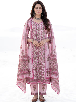 Aina Rahee Set Of  Kurta  Pants & Dupatta