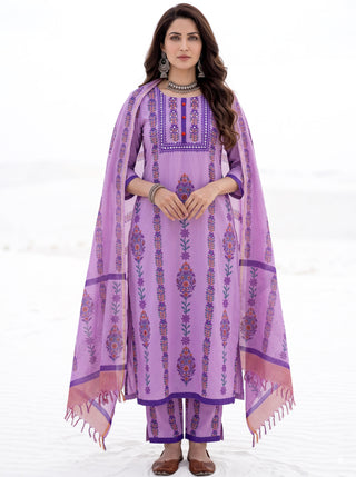 Aina Fana Set Of  Kurta  Pants & Dupatta