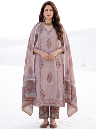 Aina Shreshtha Set Of  Kurta  Pants & Dupatta