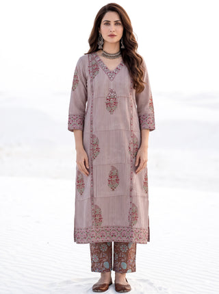 Aina Shreshtha Set Of  Kurta  Pants & Dupatta