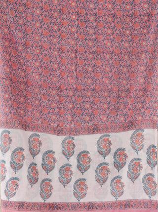 Hand Block Printed Cotton Fabric Per Meter - F001F3123