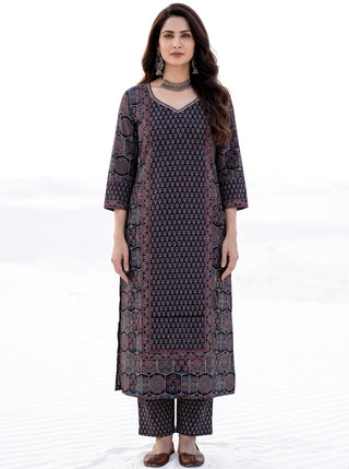 Ajrakh Darpana Kurta