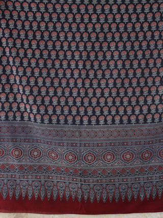 Hand Block Printed Cotton Fabric Per Meter - F001F3129