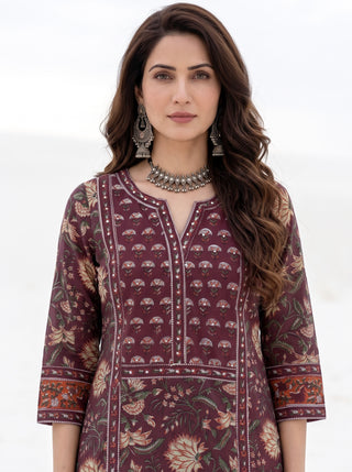 Aina Vipra Set Of Kurta Salwar Pants & Dupatta