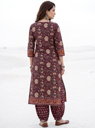 Aina Vipra Set Of Kurta Salwar Pants & Dupatta