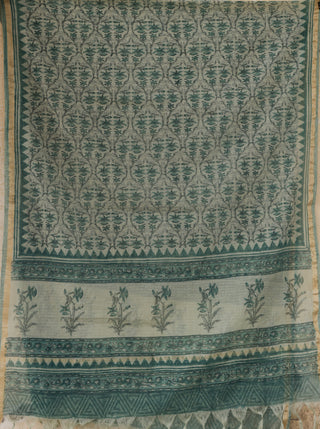 Hand Block Printed Cotton Fabric Per Meter - F001F3141