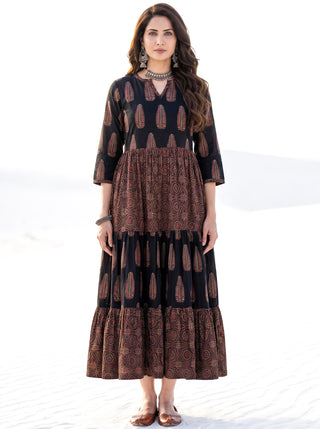 Fiza Bairan Flared  Dress