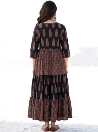 Fiza Bairan Flared  Dress
